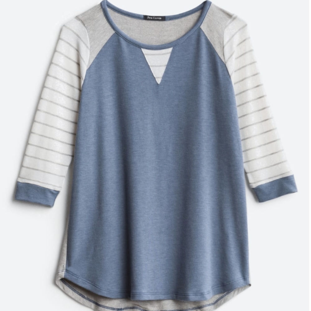 PINK CLOVER Rachelyn Raglan Knit Top